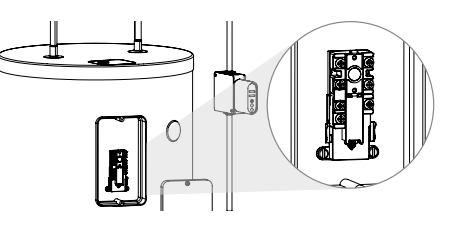 Step 1 Installation of the temperature probe