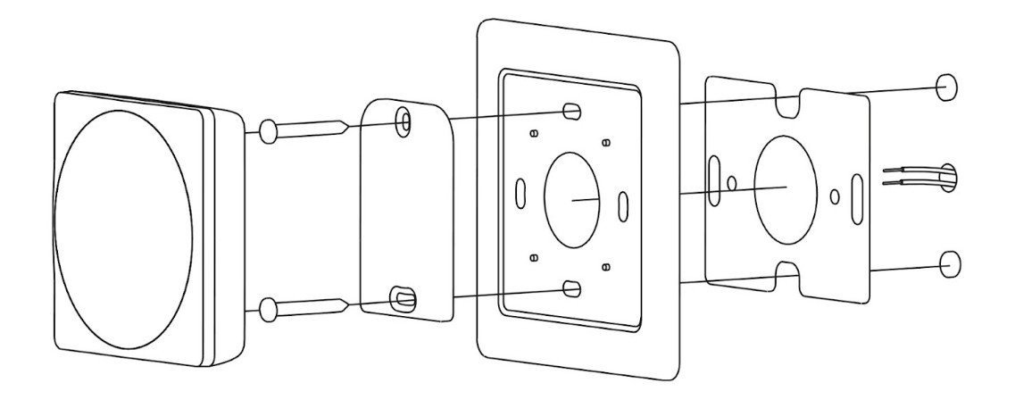 Wall installation decorative plate