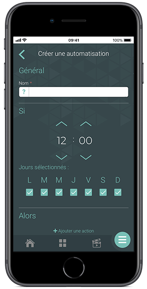 Créer une automation de temps dans Neviweb