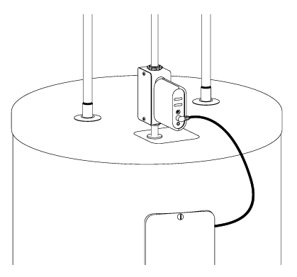 Installation du contrôleur de chauffe-eau