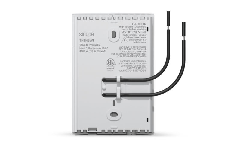 Thermostat intelligent pour plinthes électriques avec écran couleur