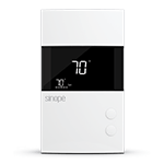Overview of a non-programmable thermostat for underfloor heating